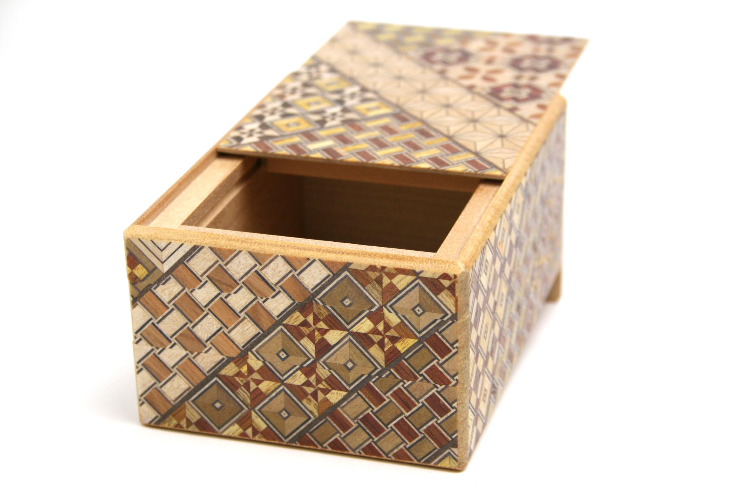 Amazon.co.jp: 箱根寄木細工 秘密箱9回仕掛け 貯金箱 : おもちゃ